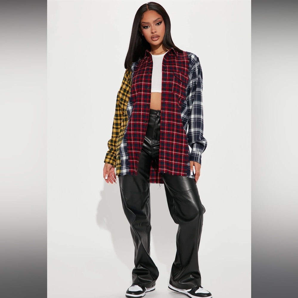 I Wanna Know Plaid Shirt by FashionNova